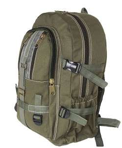 MILITARY STYLE CANVAS BACKPACK DAYPACK LAPTOP BAG  