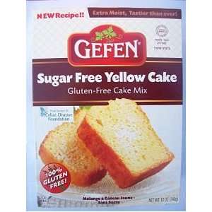  Gefen Sugar Free Yellow Cake Mix 12oz. (Pack of 3 