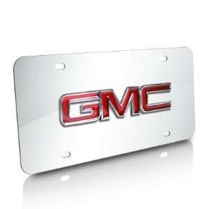  GMC Chrome Steel License Plate Automotive