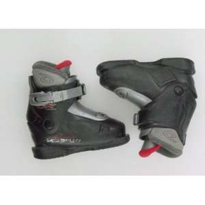   CX Equipe Black 1 Buckle Ski Boots Toddler 9.5