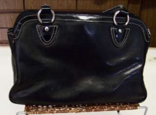 Studio Works Double Handbag Slim Wallet Black Mock Croc  
