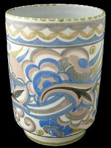 Rare Early Poole Pottery Eileen Prangnell Art Deco Vase  
