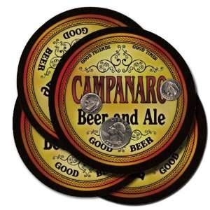  Campanaro Beer and Ale Coaster Set