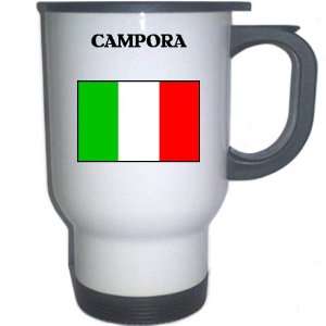  Italy (Italia)   CAMPORA White Stainless Steel Mug 