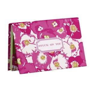  Lilly Pulitzer Stuck on You Sticky Notes   Scarlet Begonia 