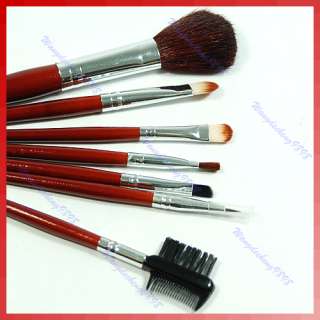 PCS Makeup Brush Cosmetic Brushes Set Kit With Case  