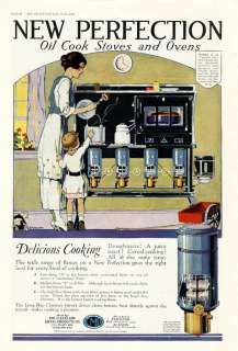NEW PERFECTION STOVE AD   Oil Cook Stove   1920  