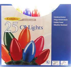   C9 Outdoor 25 Light Set Up To 2 Sets Can Be Strung