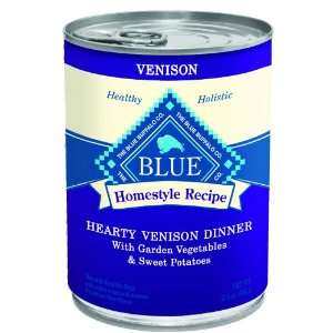  Blue Buffalo Canned Dog Food, Hearty Venison Dinner (Pack 