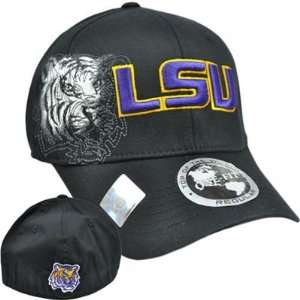 NCAA Louisiana State Tigers LSU Hat Cap Flex Fit Stretch 