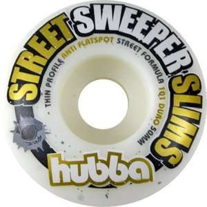 Hubba Street Sweepers Slim 50mm Skateboard Wheels (Set of 4)  