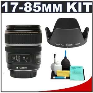 com Canon EF S 17 85mm f/4 5.6 IS USM Lens + Accessory Kit for Canon 