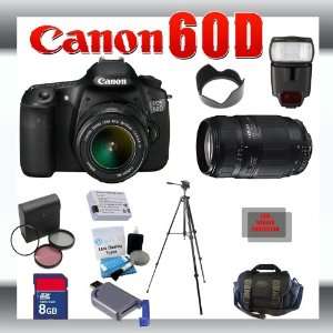  Canon EOS 60D 18 MP Digital SLR Camera with Canon 18 55mm 