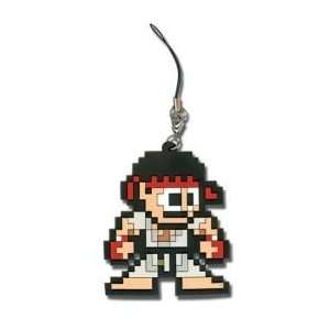  Street Fighter 4 Ryu 8 Bit Cell Phone Charm Cell Phones 