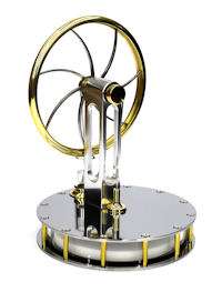 SOLAR TWIN CYLINDER Stirling engine self build KIT 094922833549  