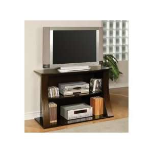   Swoop Front Bookcase Media Stand    Powell 383 954 Furniture & Decor