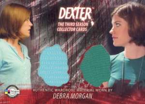 DEXTER 3 DEBRA MORGAN DUAL COSTUME CARD D3 C17 A  