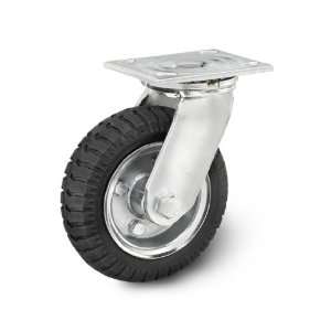 6ANPS 6 Swivel Caster No Flat Pneumatic Wheel  Industrial 