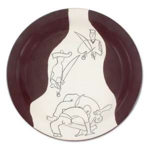    Ceramic centerpiece, Capoeira Champions