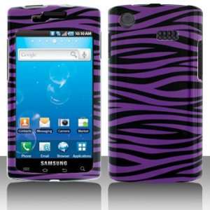  Premium   Samsung i897/Captivate Purple/Black Zebra Cover 
