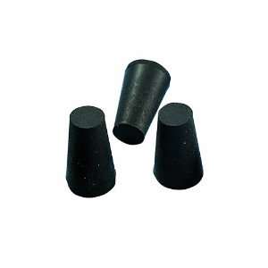 Plasticoid M29 Solid Tapered Natural Rubber Stopper, 1 3/32 Top 