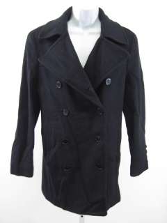 STEVE BY SEARLE Black Long Coat Jacket Sz P  