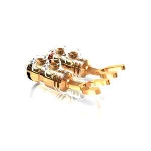   Connector   24K Gold OFC   4 Pieces   Made In Germany Electronics