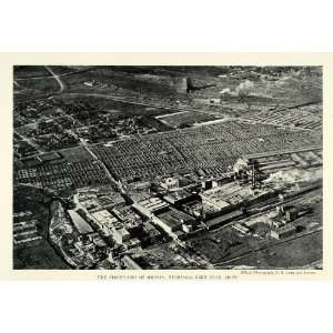  1924 Print Stockyard Omaha Nebraska Railway Birds Eye View 