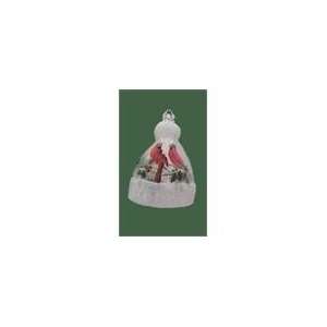   Teller Hat Shaped Christmas Ornament with Cardina