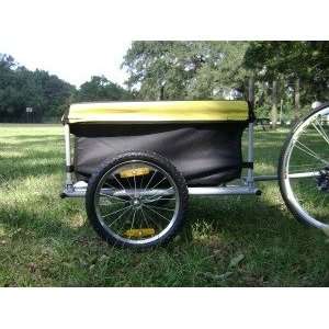  i10Direct Bicycle Cargo Trailer Yellow and Black Sports 