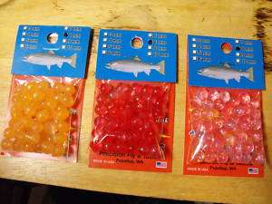 150 Scented Rubber Mini Egg Wet Fly Trout Steelhead  