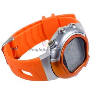 Orange Pulse Heart Rate Counter Calories Monitor Sport Watch H  