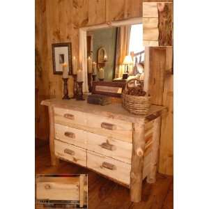 Silver Creek Log Dresser   8 Drawer