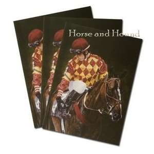 Adjusting the Irons, Horse Racing Note Cards Health 