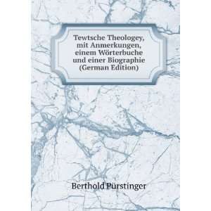   Biographie (German Edition) Berthold PÃ¼rstinger  Books
