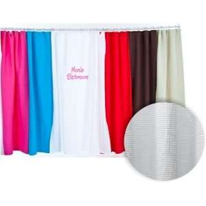  Cotton Waffle Shower Curtain Embroidery Blanks