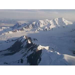  of Glaciers, Mountains and Nunataks in the Chugach Icefield, Alaska 