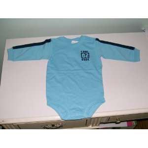    Carters Baby Boys Long sleeve Bodysuit Blue 3 Months Baby