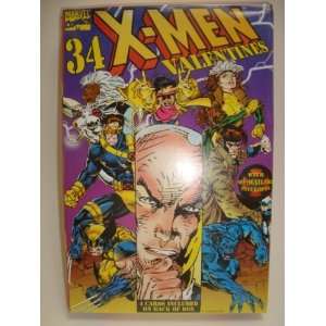  Marvel Comics X Men Valentines 34 Cards & Envelopes Toys 
