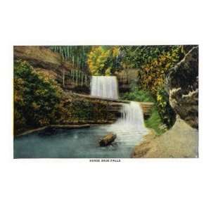 Starved Rock State Park, IL, View of Horseshoe Falls Premium Poster 
