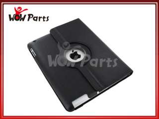   Rotating Smart Cool Leather Stander Case Cover For Apple New iPad 3