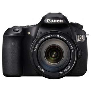 Canon EOS 60D Camera Kit 2 18 135 IS Black 3 LCD TFT  