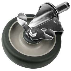 Replacement 5 Polyurethane Shelving Caster with Brake  