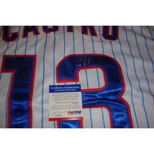  Starlin Castro Signed Jersey w/PSA DNA Chicago Cubs All 
