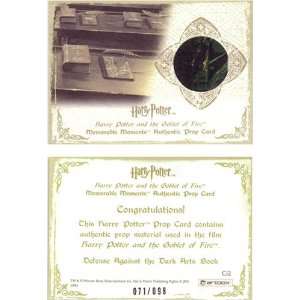  Harry Potter Memorable Moments Prop Card   Defense / Dark 