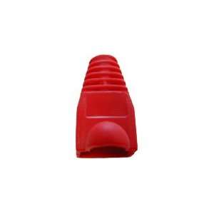  Slip On Boot for CAT5/CAT5E/CAT6   Red Electronics