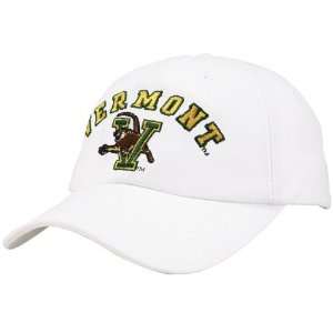  Champion Vermont Catamounts White Stadium Adjustable Hat 