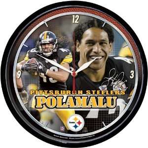  Pittsburgh Steelers Troy Polamalu Official Logo 13 Wall 