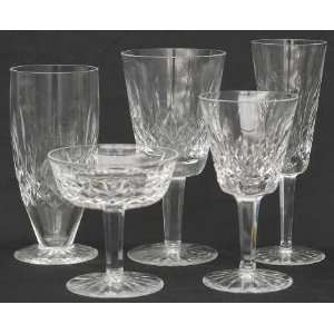  Waterford Lismore 5 Piece Place Setting, Crystal Tableware 