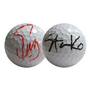 Fuzzy Zoeller / Paul Stankowski Autographed Golf Ball   Autographed 